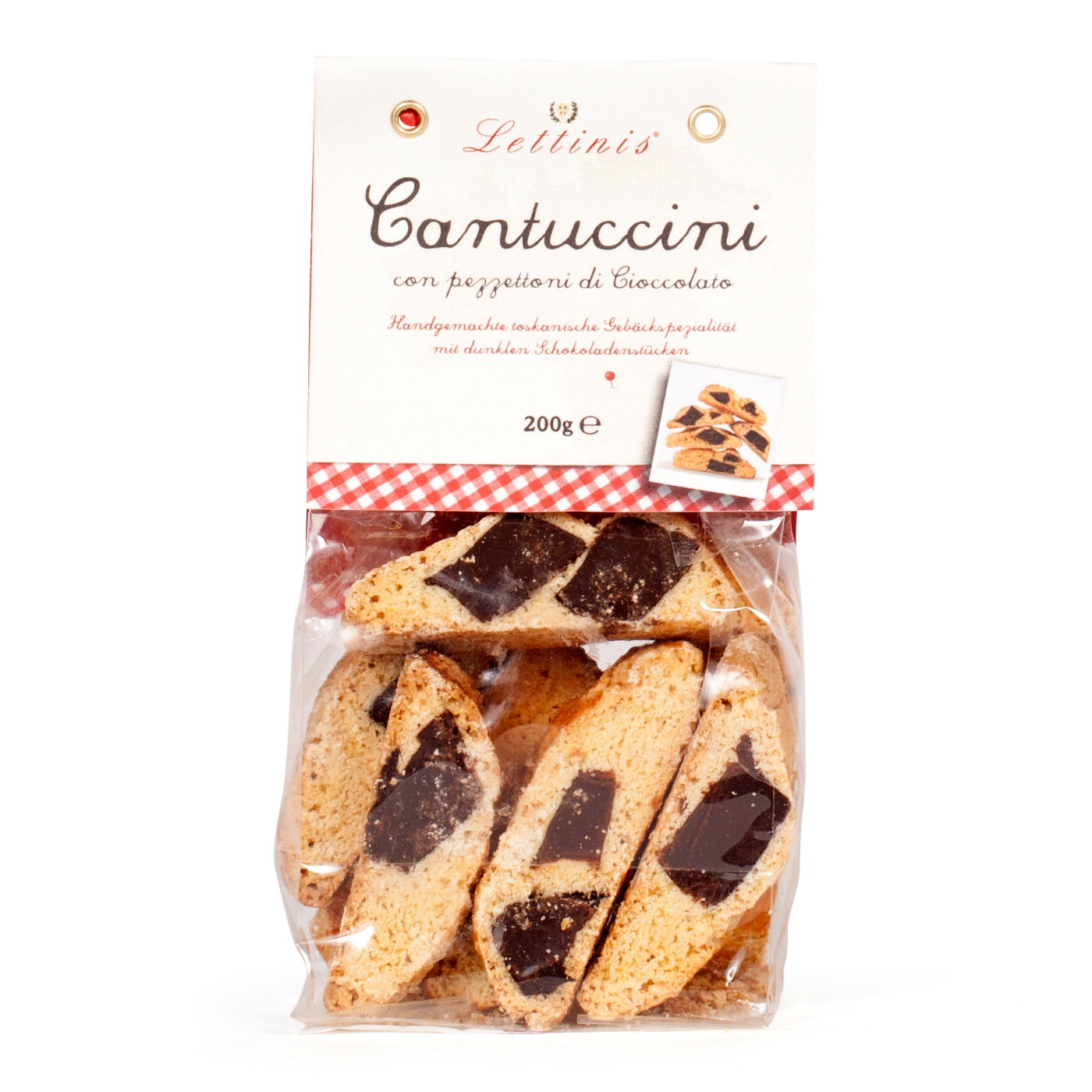 Lettinis Cantuccini mit Schokolade - con Cioccolato