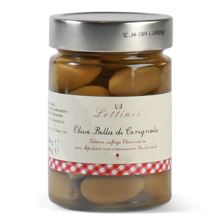 Lettinis Antipasti - Grüne Oliven Bella Cerignola