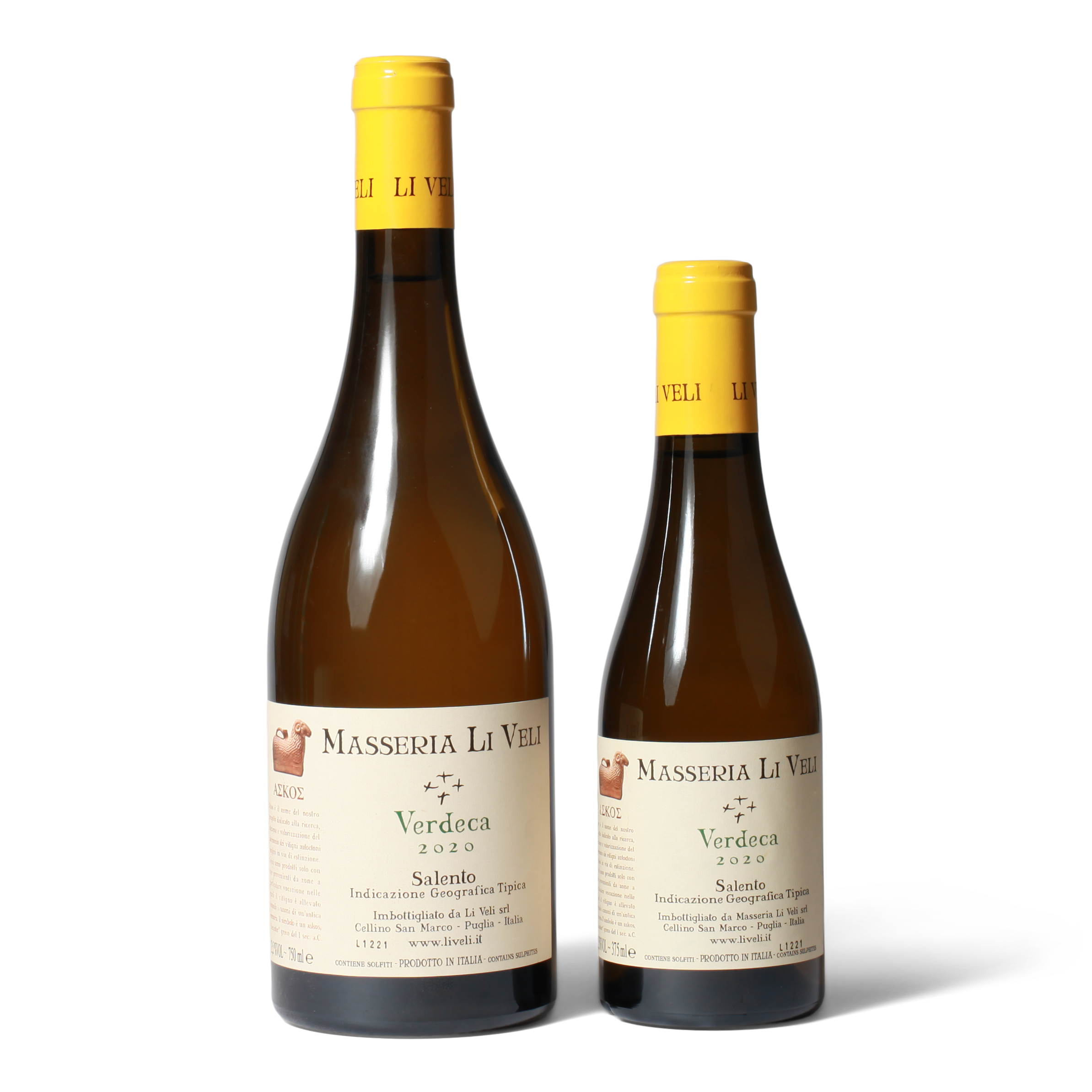 Masseria Li Veli - Verdeca - Salento IGT - 1/2 Flasche