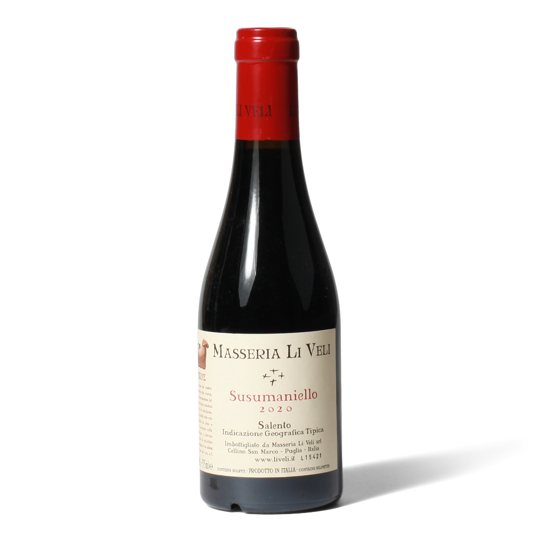 Masseria Li Veli - Susumaniello - Salento IGP - 1/2 Flasche