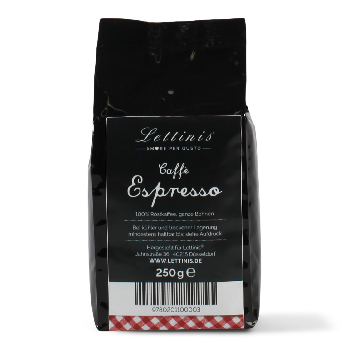 Lettinis Caffe Espresso - ganze Bohnen 250g