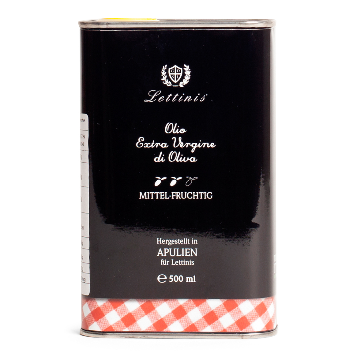 Lettinis Olivenöl Extra Vergine Apulien - Kanister 500 ml