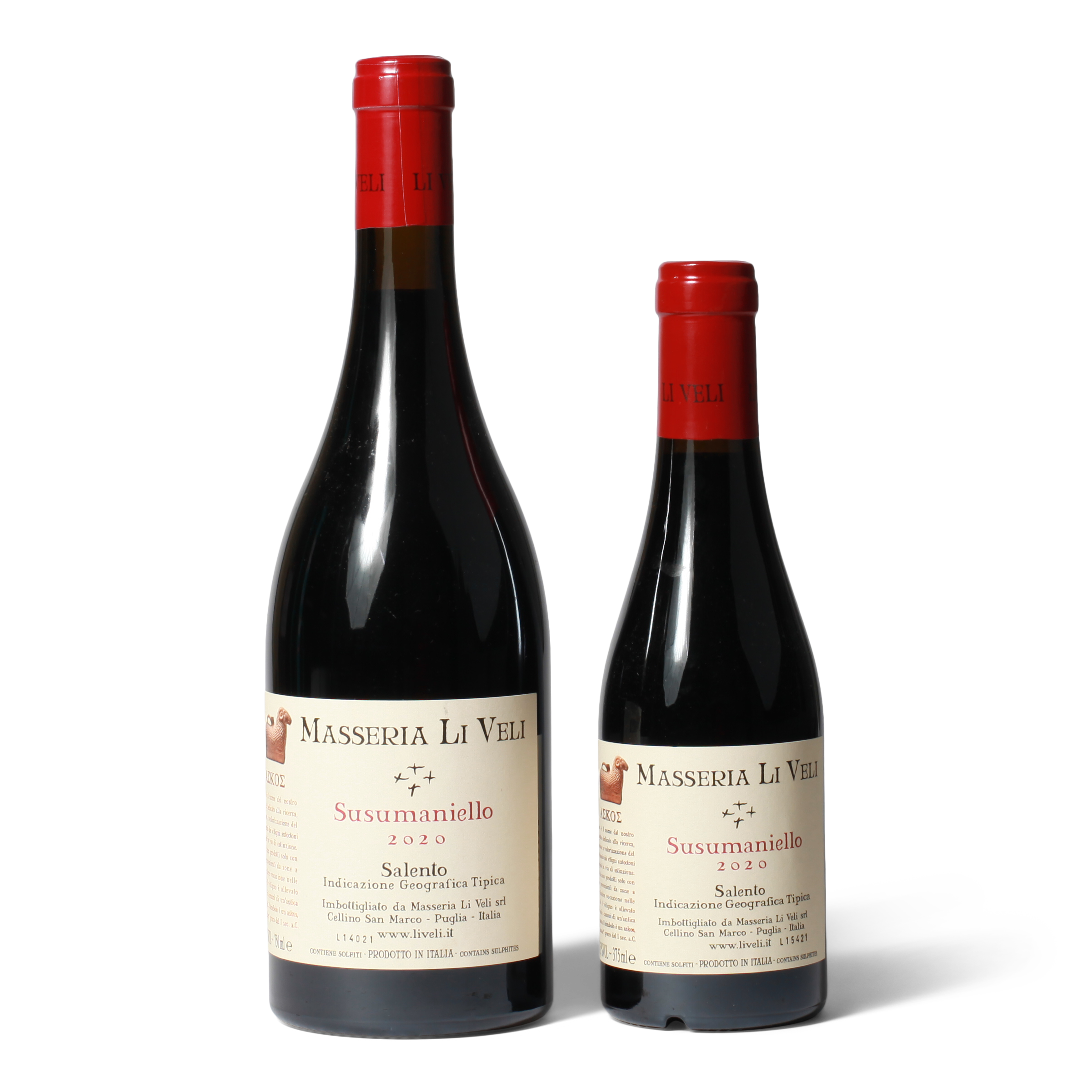 Masseria Li Veli - Susumaniello - Salento IGP - 1/2 Flasche