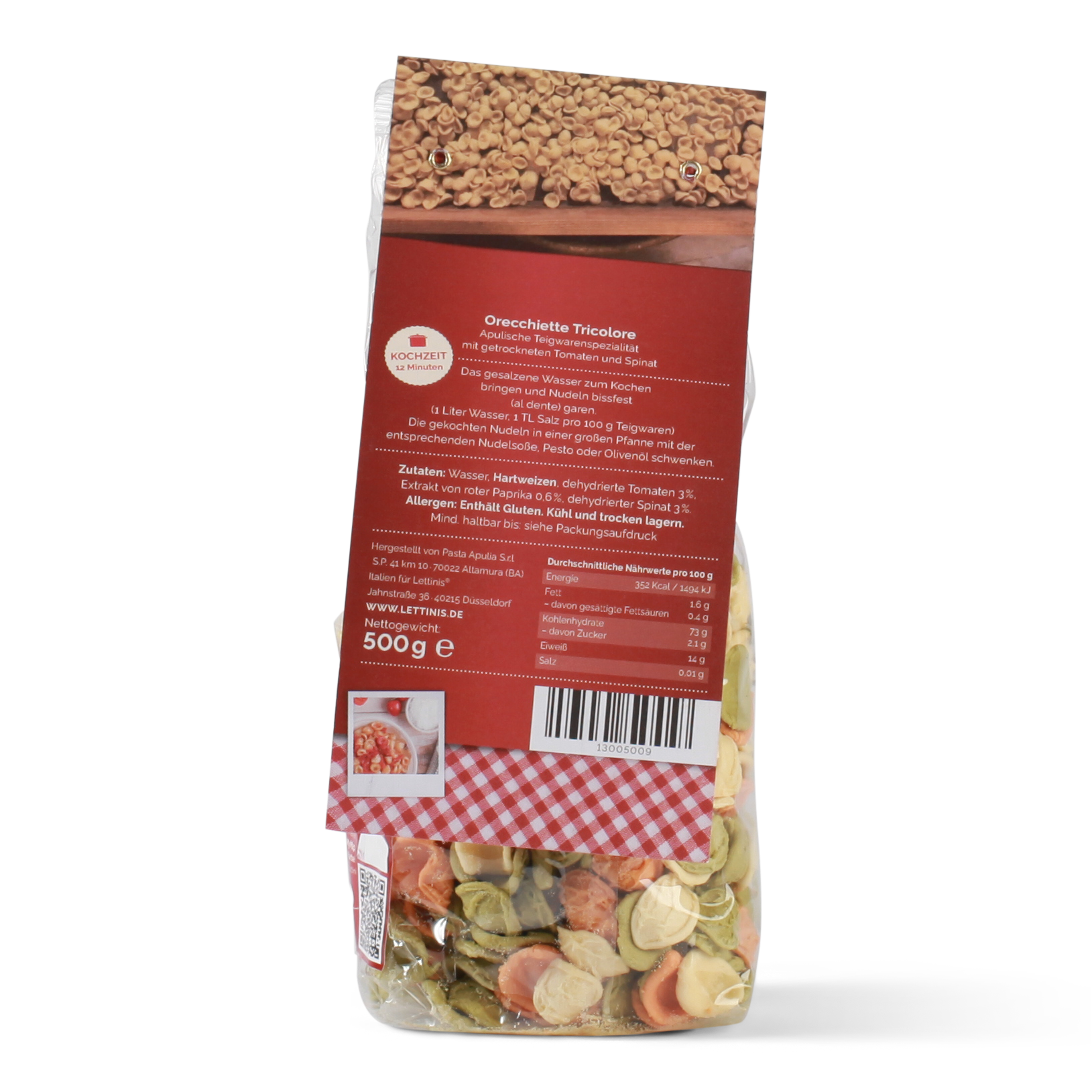 Lettinis Orecchiette Tricolori