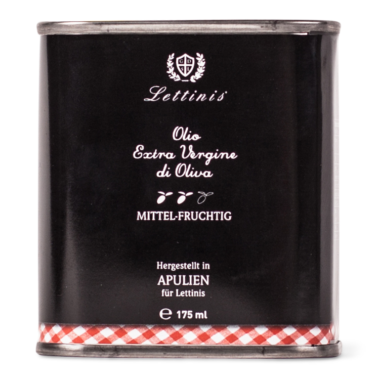 Lettinis Olivenöl - Olio Extra Vergine Apulien - Mini Kanister