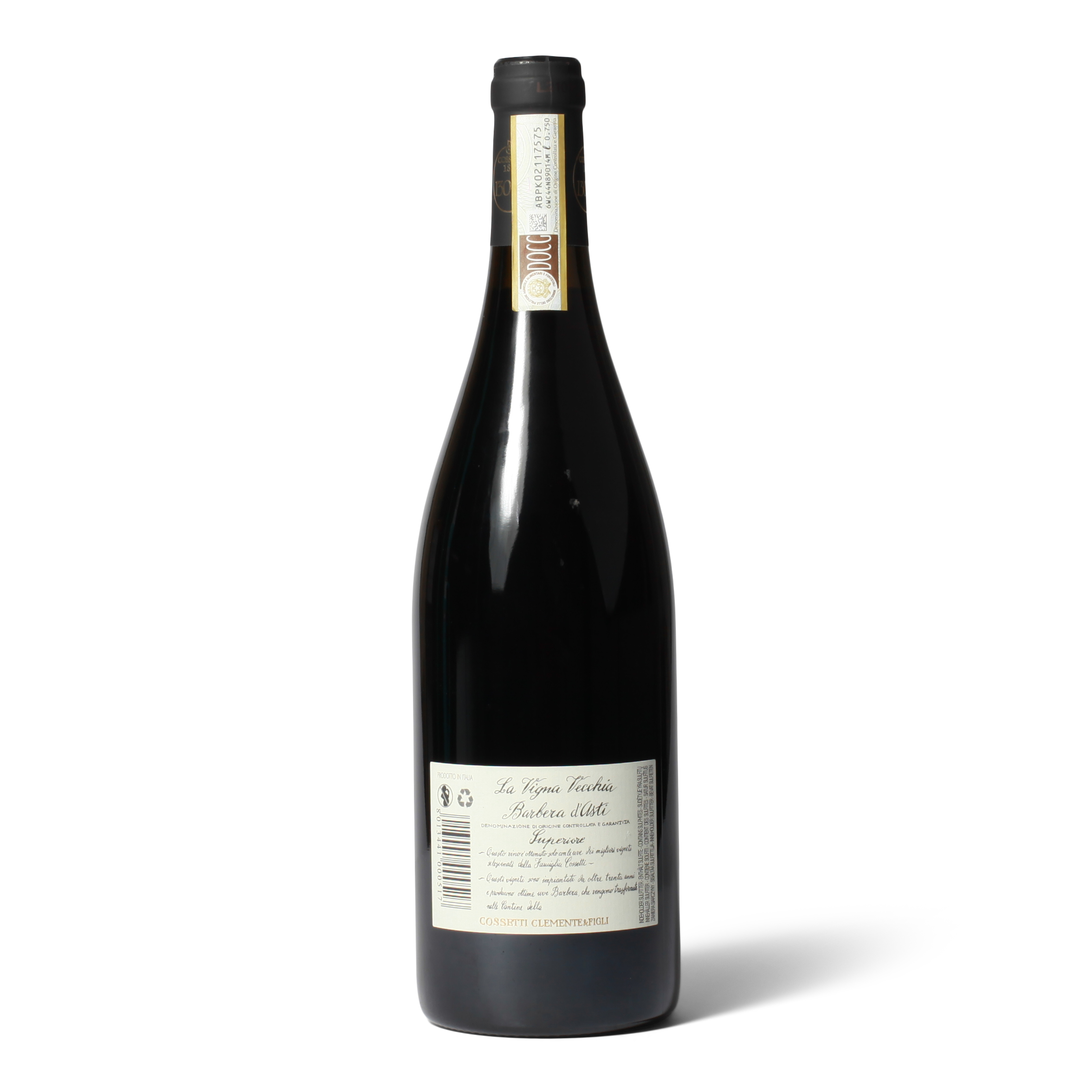Cossetti - La Vigna Vecchia Superiore - Barbera d'Asti DOCG