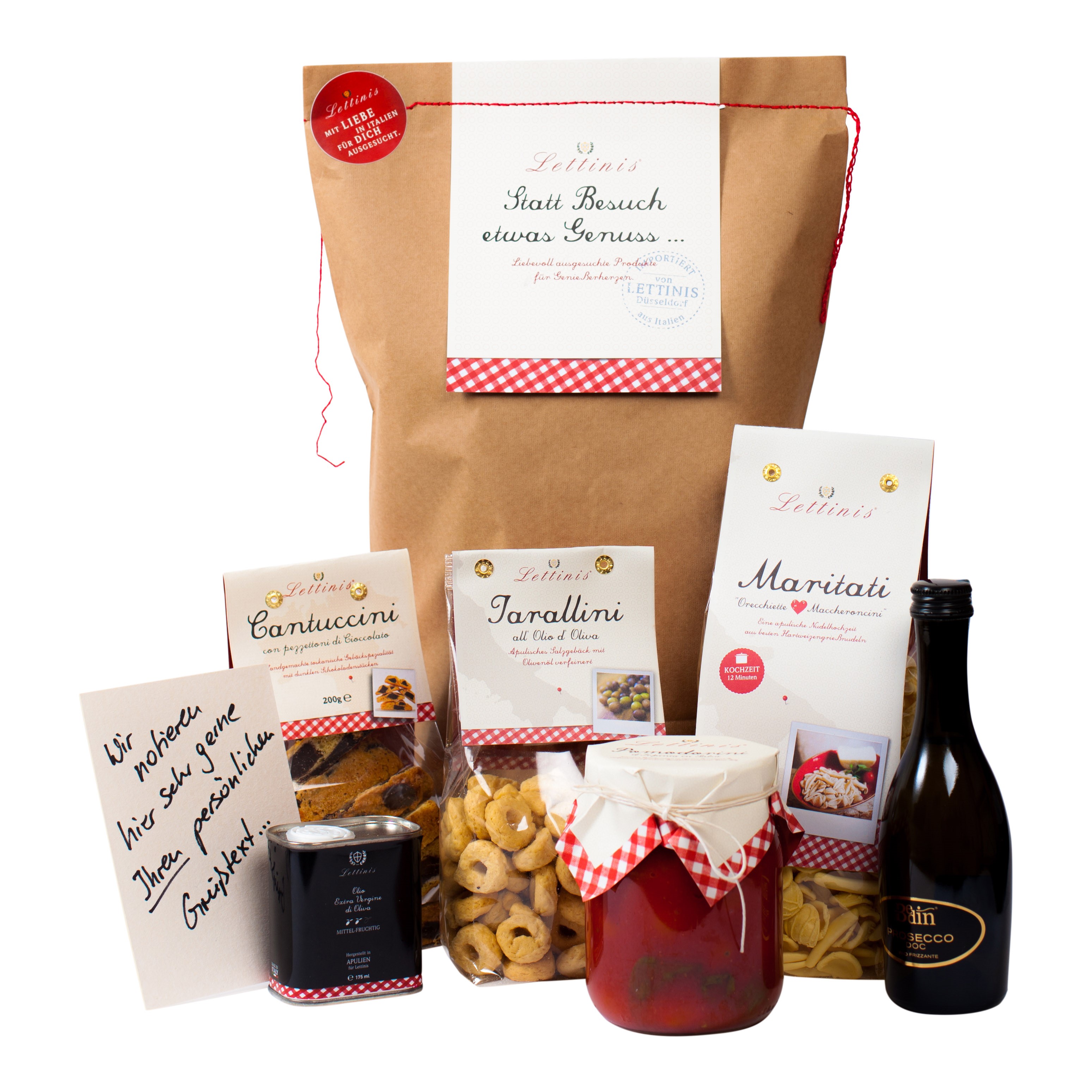 Geschenk-Set Statt Besuch Etwas Genuss