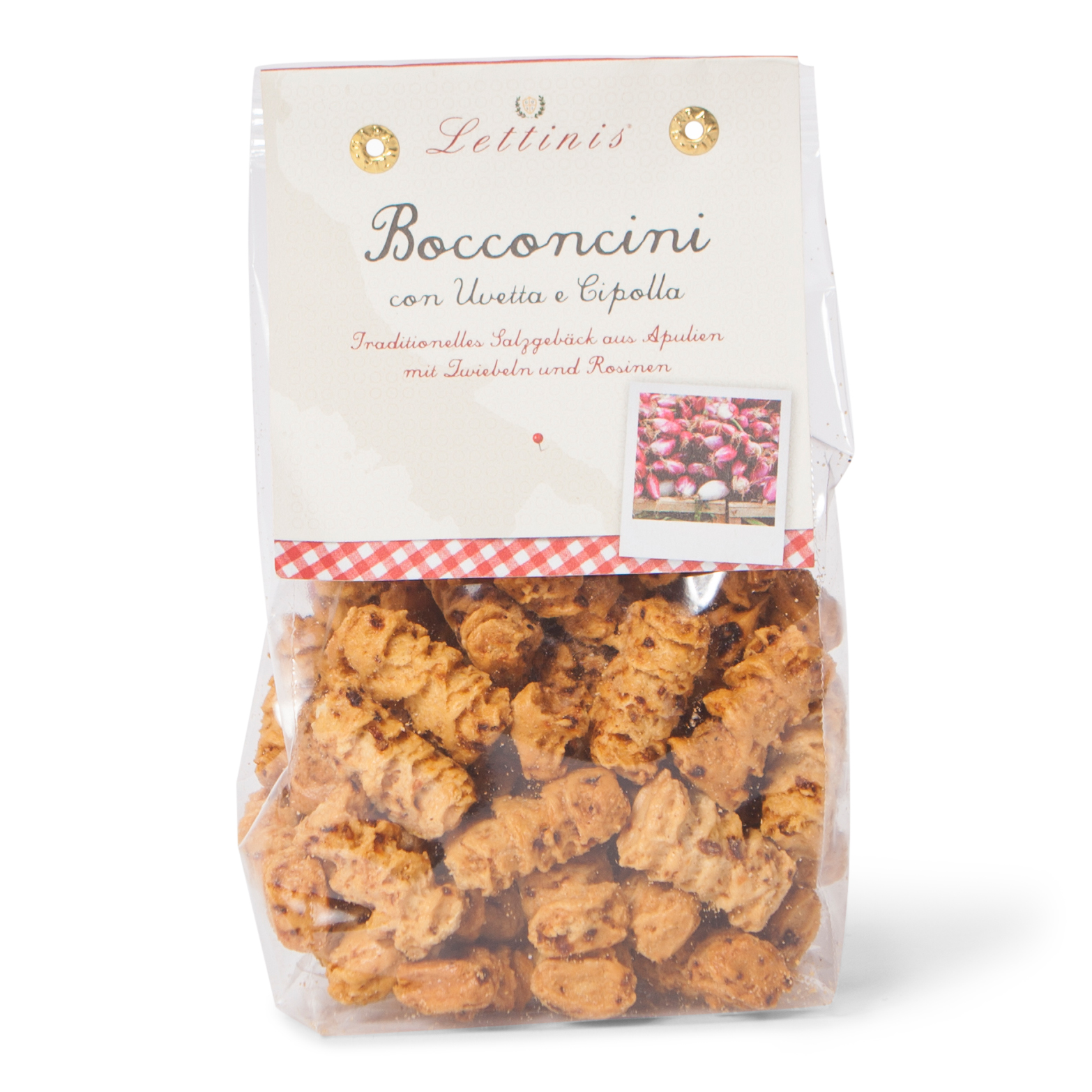 Lettinis Bocconcini mit Rosinen und Zwiebel