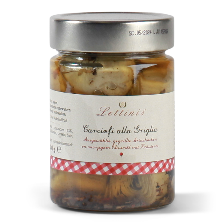 Lettinis Antipasti - Gegrillte Artischocken - Carciofi Grigliati