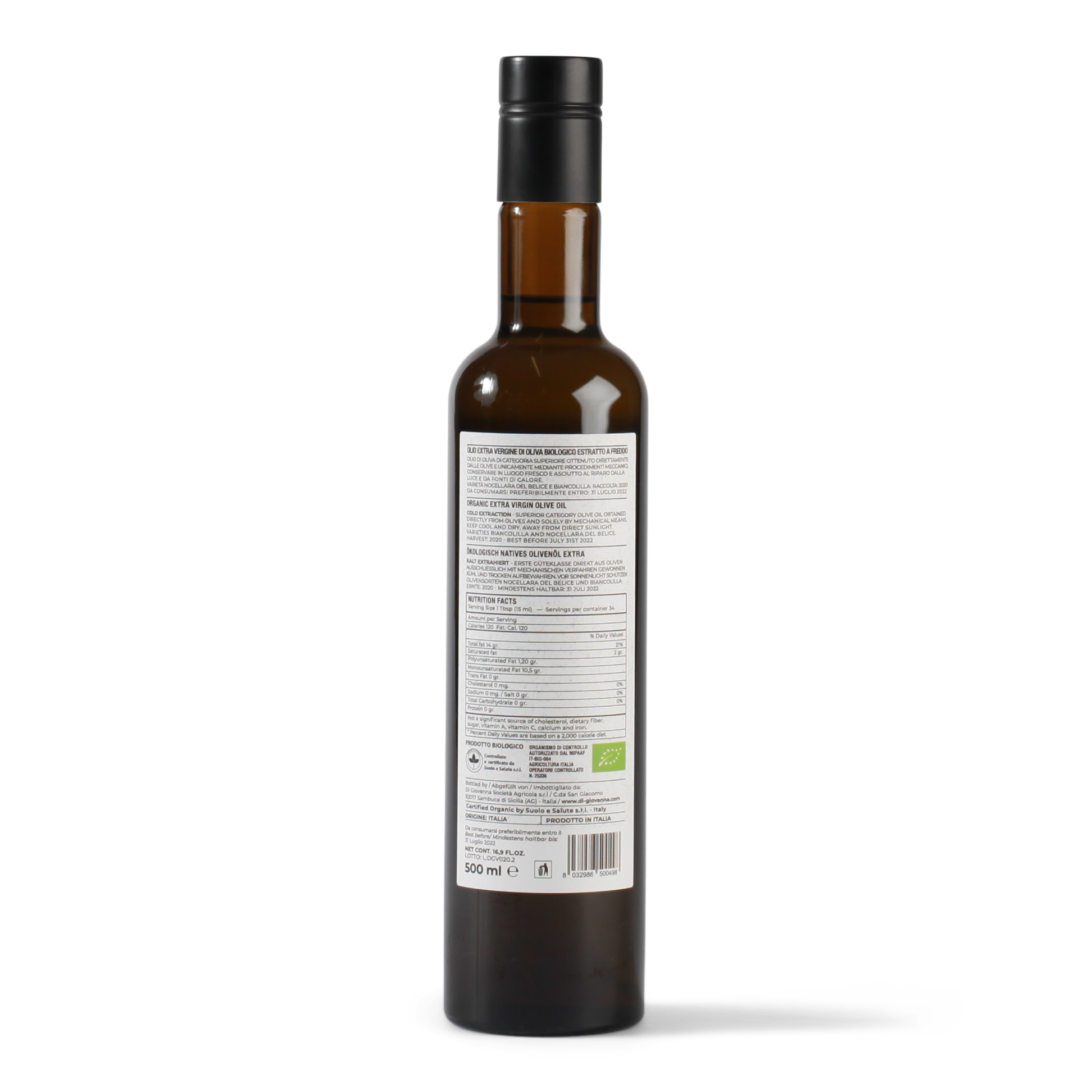 Lettinis Olivenöl Sizilien - Olio Extra Vergine