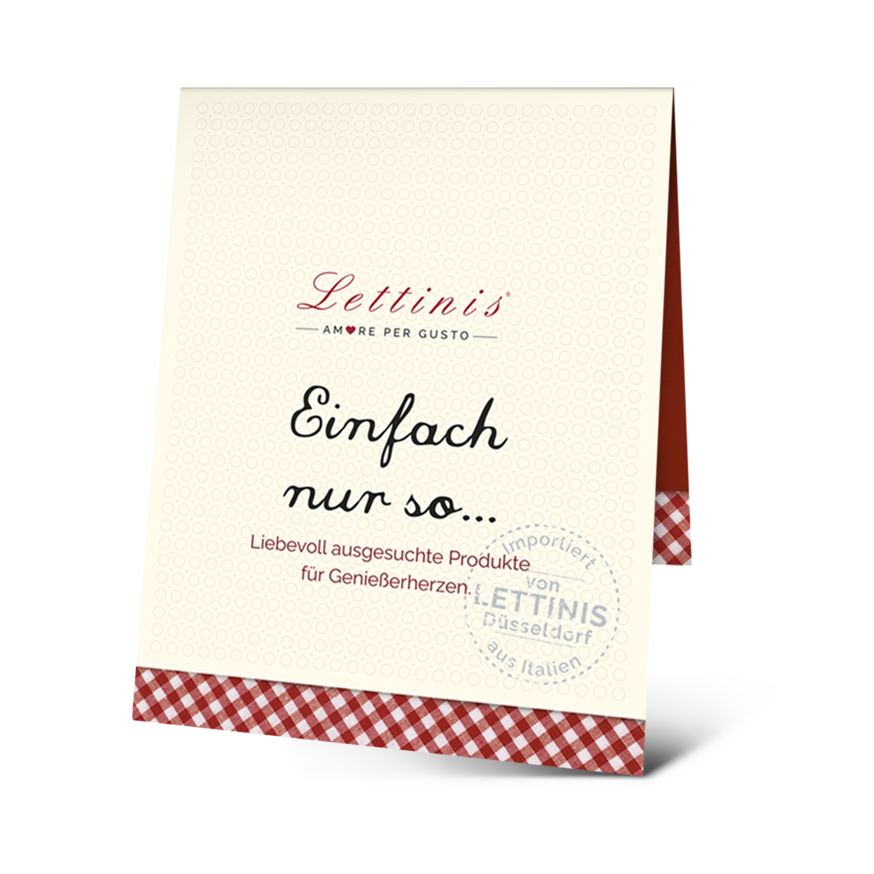 Geschenkanhänger für genähte Tüten "Einfach nur so"