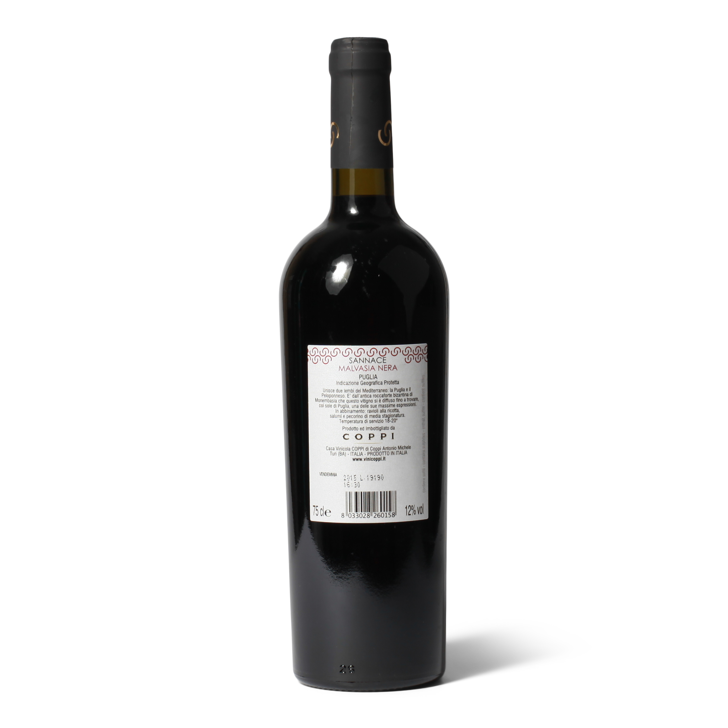 Coppi - Sannace Malvasia Nera - Puglia IGP
