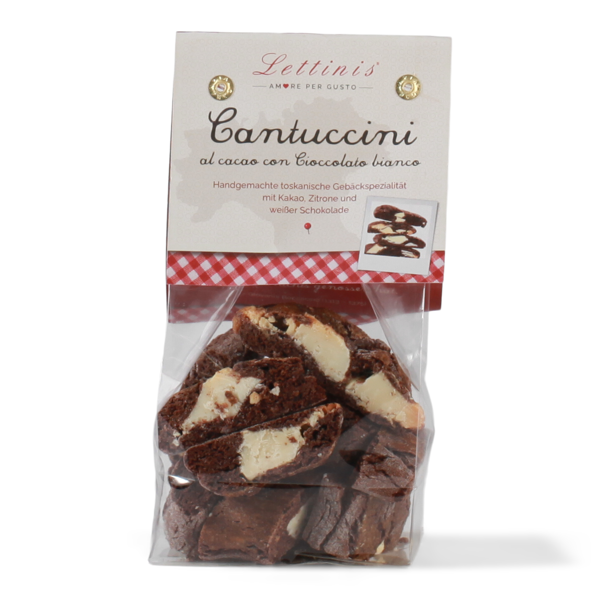 Lettinis Cantuccini mit weißer Schokolade - con Cioccolato Bianco