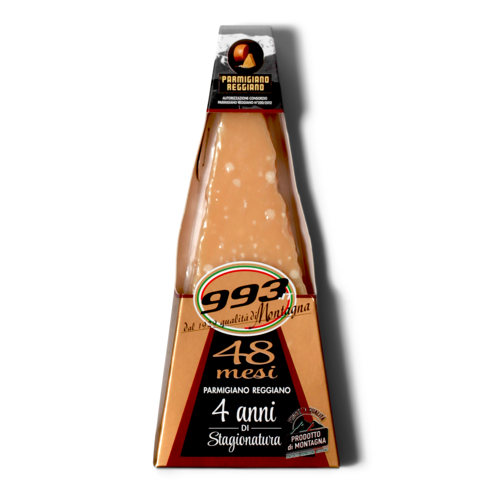 250g Parmesan 48 Monate - Parmigiano Reggiano DOP - Bergqualität