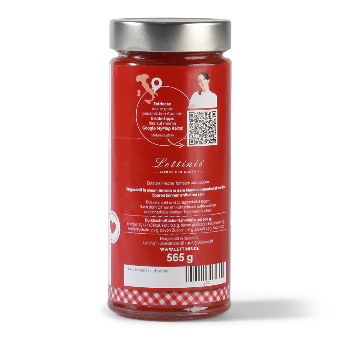 5+1 Aktion  Lettinis Pomodori Pelati - Handgeschälte Tomaten