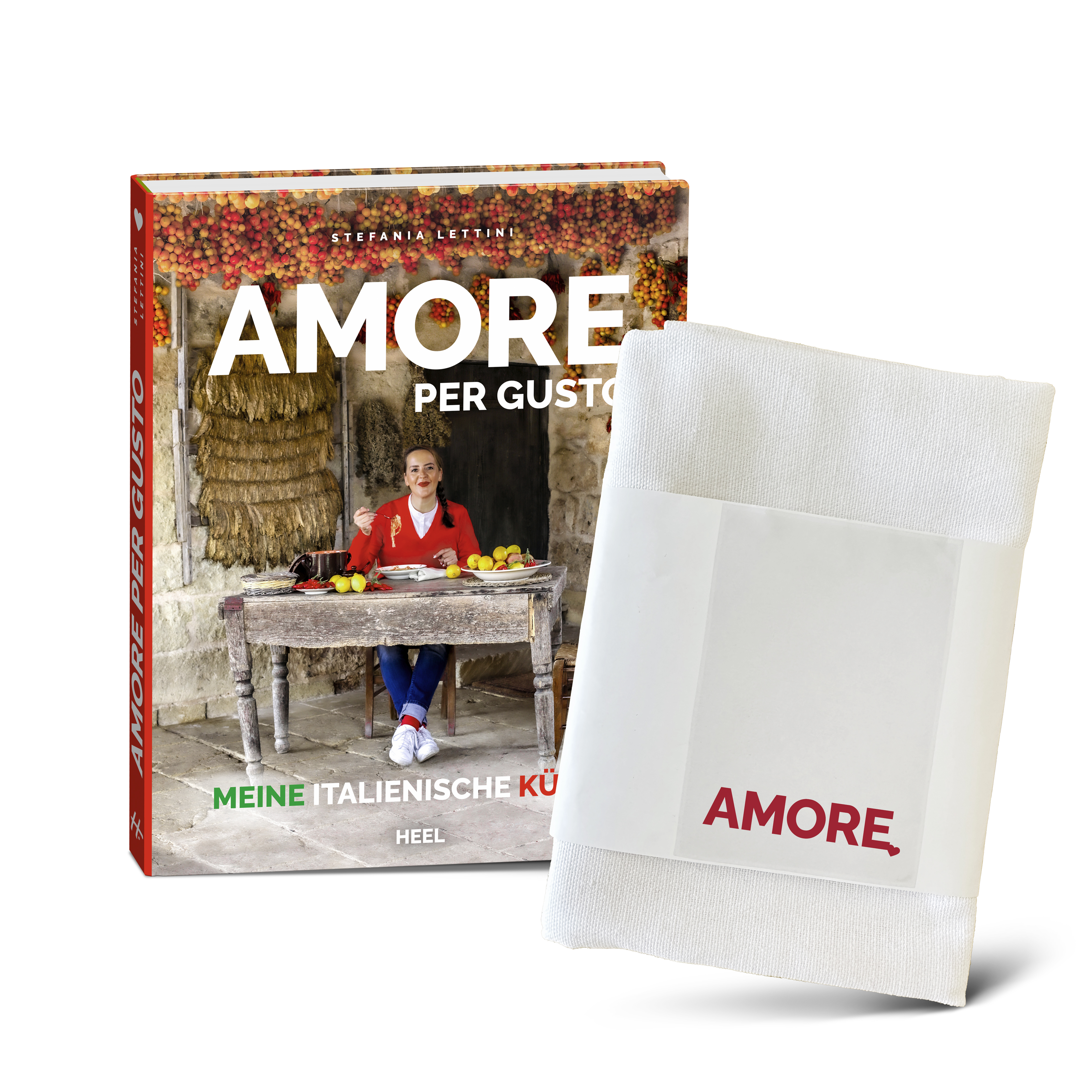Bundle "Buch & AMORE Geschirrhandtuch"- Amore per Gusto