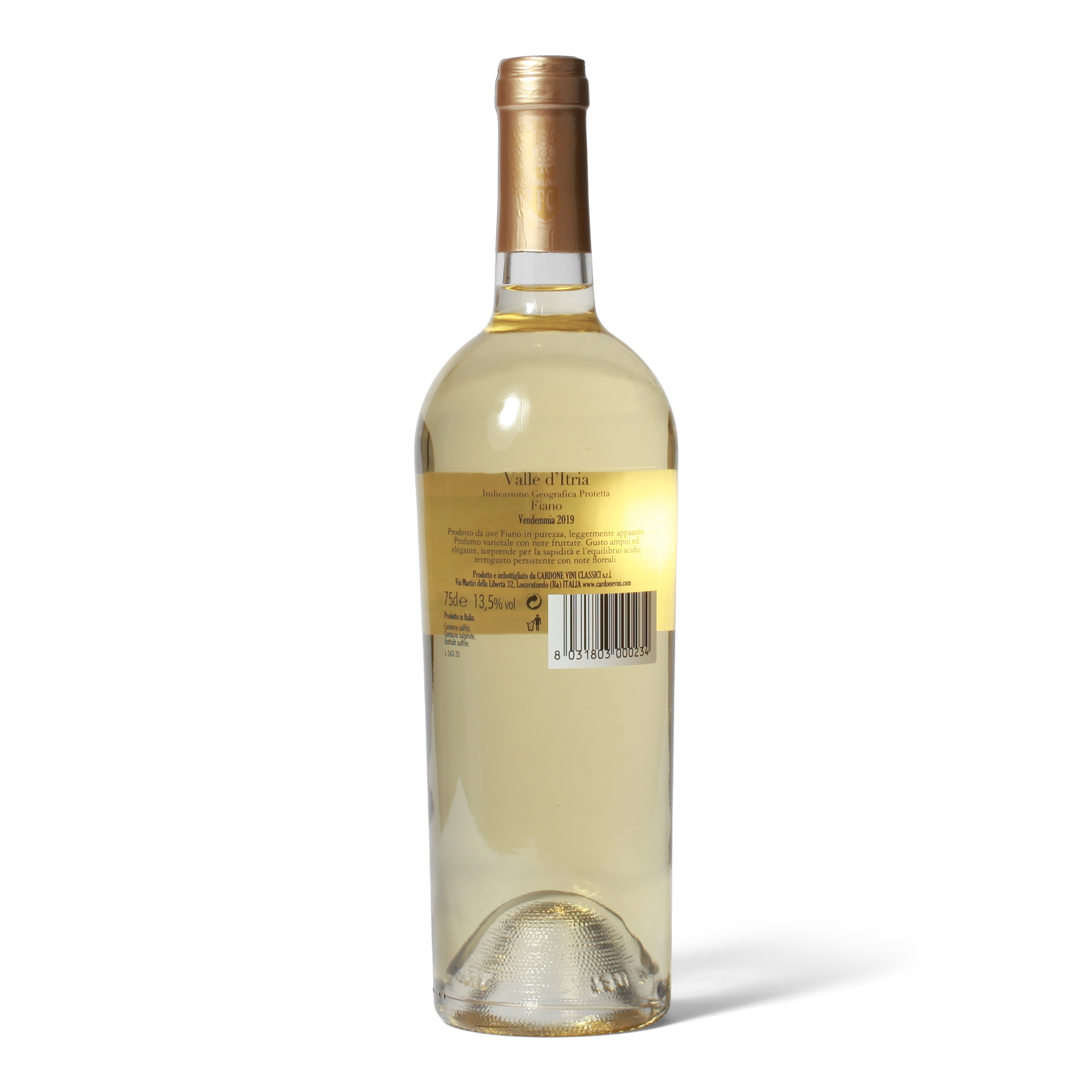Cardone Il Castillo - Fiano - Minutolo - Valle d'Itria IGP