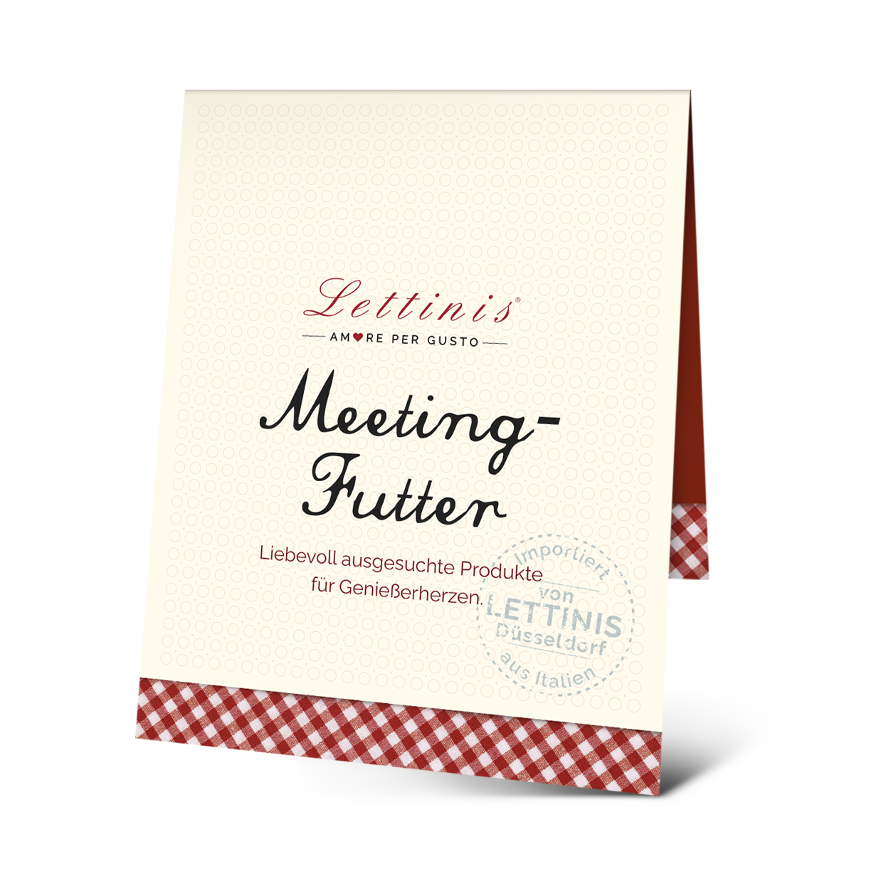 Geschenkanhänger für genähte Tüten "Meeting-Futter"