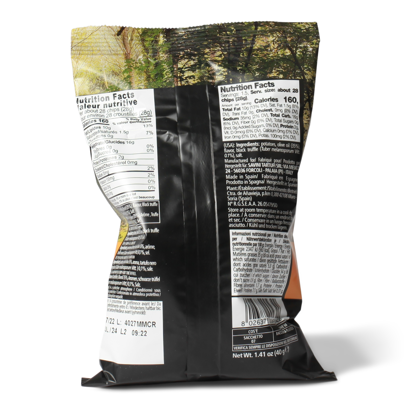 Savini - Trüffelchips 40g