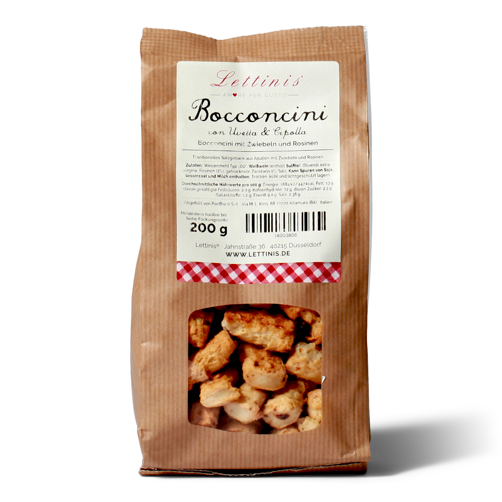 Lettinis Bocconcini mit Rosinen und Zwiebel