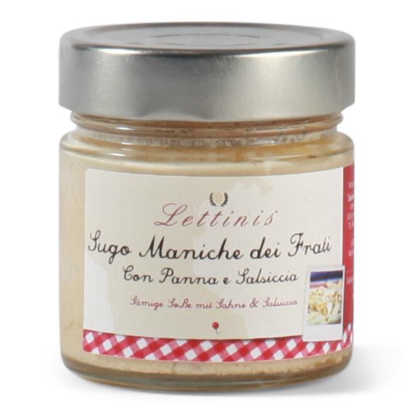 Lettinis Sugo Maniche dei Frati - Sämige Soße mit Sahne und Salsiccia
